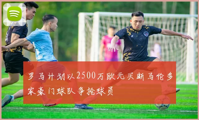 罗马计划以2500万欧元买断马伦多家豪门球队争抢球员